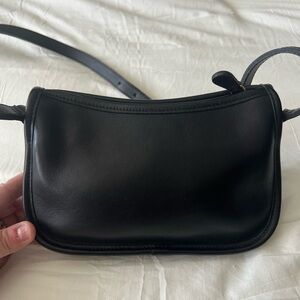 Coach Wendie Black Leather Crossbody Bag 9031